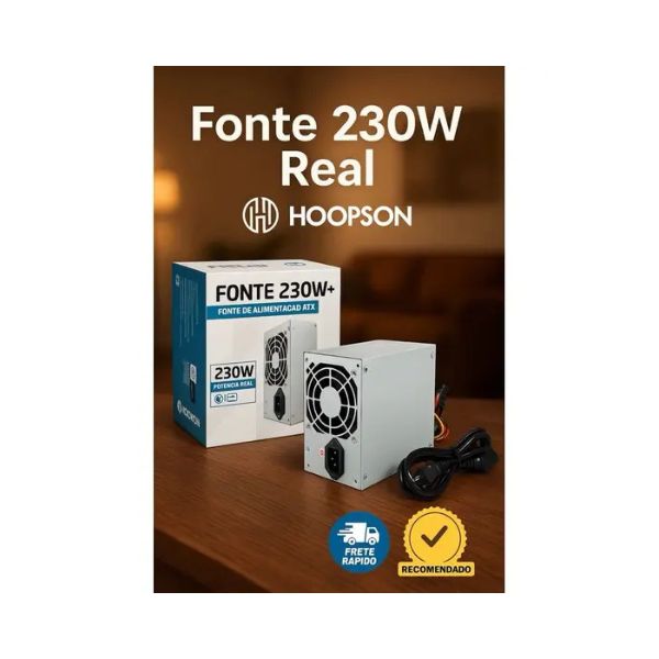 Fonte ATX 230W Da Hoopson